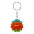 Recycled Push Pop Bubble Ball Fidget Sensory Keychain | https://www.bestnamebadges.com