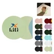 4" Pu Leather Double Sided Color Round Drink Coaster | https://www.bestnamebadges.com