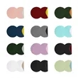 4" Pu Leather Double Sided Color Round Drink Coaster | https://www.bestnamebadges.com