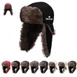 Polyester Warm Winter Trapper Hat W/ Ear Flaps | https://www.bestnamebadges.com
