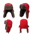 Polyester Warm Winter Trapper Hat W/ Ear Flaps | https://www.bestnamebadges.com