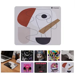 Full Color Non Slip Rubber Base Mouse Pad 8.6"x7"