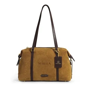 AEVUM TERRA™ Premium Natural Cowhide Suede Briefcase