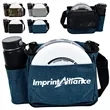 Compact Disc Golf Shoulder Bag with Drink Holder | https://www.bestnamebadges.com