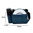 Compact Disc Golf Shoulder Bag with Drink Holder | https://www.bestnamebadges.com