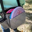 Compact Disc Golf Shoulder Bag with Drink Holder | https://www.bestnamebadges.com