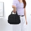 Quilted Insulated Lunch Bag with Dual Zippers | https://www.bestnamebadges.com