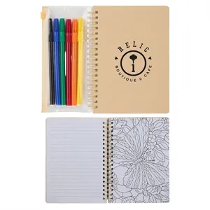 5" x 7" FSC® Mix Doodle Notebook with Markers(SM)