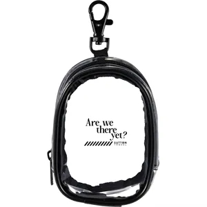 Round Clear Bag Charm