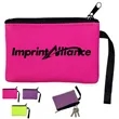 Multi Color Nylon Coin Purse Wristlet Pouch | https://www.bestnamebadges.com