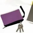 Multi Color Nylon Coin Purse Wristlet Pouch | https://www.bestnamebadges.com
