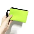 Multi Color Nylon Coin Purse Wristlet Pouch | https://www.bestnamebadges.com