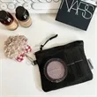 Mesh Nylon Zipper Coin Pouch with Wrist Strap | https://www.bestnamebadges.com