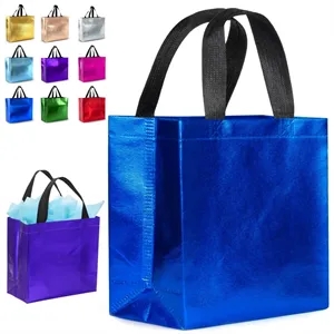 Iridescent Holographic PVC Shopping Tote Bag