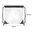 Stadium Approved Clear PVC Drawstring Cinch Backpack | https://www.bestnamebadges.com