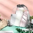 Stadium Approved Clear PVC Drawstring Cinch Backpack | https://www.bestnamebadges.com