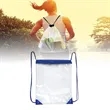 Stadium Approved Clear PVC Drawstring Cinch Backpack | https://www.bestnamebadges.com