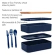 Wheat Straw Bento Box | https://www.bestnamebadges.com