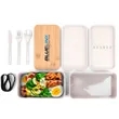 Wheat Straw Bento Box | https://www.bestnamebadges.com