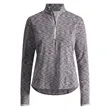 Zero Restriction® Shae Space-Dyed Stretch Zip Mock Pullover | https://www.bestnamebadges.com