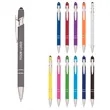 Ballpoint with Stylus Tip, Soft Touch Click Metal Pen | https://www.bestnamebadges.com