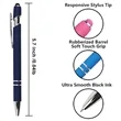 Ballpoint with Stylus Tip, Soft Touch Click Metal Pen | https://www.bestnamebadges.com