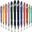 Ballpoint with Stylus Tip, Soft Touch Click Metal Pen | https://www.bestnamebadges.com