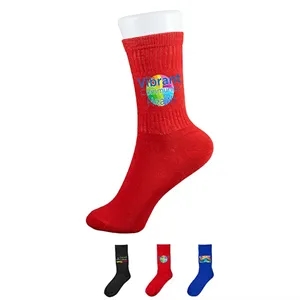 Recycled Full Color Athletic Crew Sock
