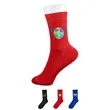 Recycled Full Color Athletic Crew Sock | https://www.bestnamebadges.com