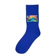 Recycled Full Color Athletic Crew Sock | https://www.bestnamebadges.com