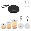 Collapsible Paper Shade USB Rechargeable LED Desk Lamp | https://www.bestnamebadges.com