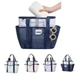 Large Breathable Mesh Beach Tote Bag With Pockets | https://www.bestnamebadges.com