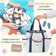 Large Breathable Mesh Beach Tote Bag With Pockets | https://www.bestnamebadges.com