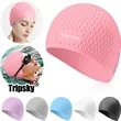 Silicone Swimming Shower Bathing Cap | https://www.bestnamebadges.com