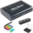 Weekly Pill Organizer 3 Times a Day Separate Container Case | https://www.bestnamebadges.com