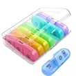 Weekly Pill Organizer 3 Times a Day Separate Container Case | https://www.bestnamebadges.com