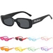 Cool Square Frame Rectangle Party Sunglasses | https://www.bestnamebadges.com