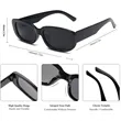 Cool Square Frame Rectangle Party Sunglasses | https://www.bestnamebadges.com