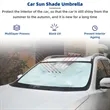Large Foldable Car Sun Shade Windshield Umbrellas | https://www.bestnamebadges.com