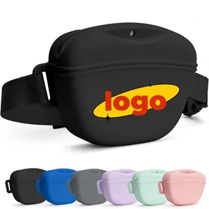 Silicone Dog Treat Pouch Magnetic Closure With Waist Belt
