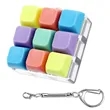 Keyboard Fidget Keychain of 9 Colors | https://www.bestnamebadges.com