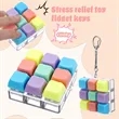 Keyboard Fidget Keychain of 9 Colors | https://www.bestnamebadges.com