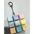 Keyboard Fidget Keychain of 9 Colors | https://www.bestnamebadges.com