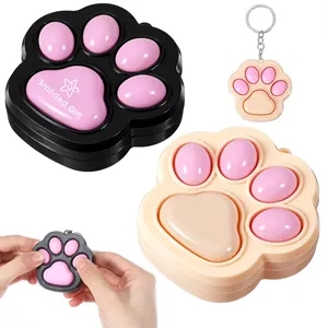 Cat Paw Fidget Keychain