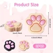 Cat Paw Fidget Keychain | https://www.bestnamebadges.com