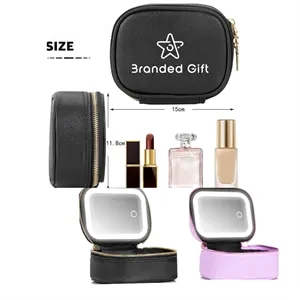 Mini Makeup Bag with Led Mirror