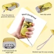 Hand Crank Emergency Flashlight | https://www.bestnamebadges.com