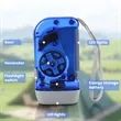 Hand Crank Emergency Flashlight | https://www.bestnamebadges.com