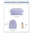 Makeup Cosmetic Bag Wide Open | https://www.bestnamebadges.com