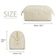Makeup Cosmetic Bag Wide Open | https://www.bestnamebadges.com